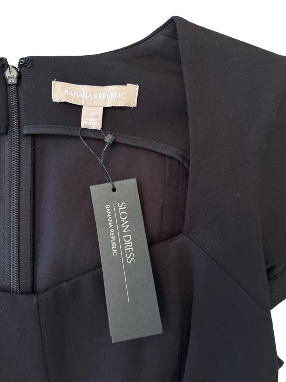 Banana Republic Heart Square-Neck Midi Dress - Picture 3 of 6